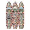 47 X 1 X 71 Multicolor Vintage Wood Surfboard  Screen
