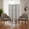 67 X 1.5 X 50 Gray Wood  Screen