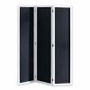 47 X 1.5 X 67 Black And White Wood Chalkboard - Screen