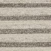 5' X 7' Grey White Hand Woven Knobby Stripes Indoor Area Rug