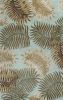 5' X 8'  Wool Aqua Area Rug