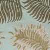 5' X 8'  Wool Aqua Area Rug