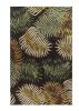 5' X 8'  Wool Espresso Area Rug