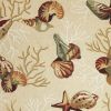 7' X 9'  Polyester Beige Area Rug