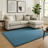 8' X 10' Highlighter Blue Indoor Shag Rug
