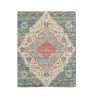 7' X 12' Red Medallion Handmade Area Rug