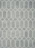 8' X 10' Slate Blue Hand Tufted Geometric Indoor Area Rug