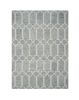 8' X 10' Slate Blue Hand Tufted Geometric Indoor Area Rug