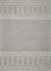 8' X 10'  Wool Grey Area Rug