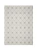 8' X 10' Ivory Hand Tufted Ogee Indoor Area Rug