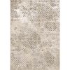 7' X 10'  Polyester Sand Silver Area Rug