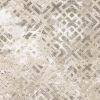 7' X 10'  Polyester Sand Silver Area Rug