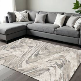 7' X 9'  Polypropylene Natural Area Rug