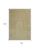 8' X 11' Yellow Heather Indoor Shag Rug