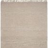 7' X 9'  Wool Natural Area Rug