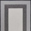 8' X 11'  Uv Treated Polypropylene Charcoal Area Rug