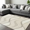 8' X 10' 6 Wool Ivory  Area Rug