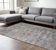 8' X 13' Gray Area Rug