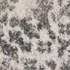 9' X 13' Ivory Machine Woven Distressed Floral Vines Indoor Area Rug