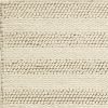 8' X 10' White Ivory Hand Woven Knobby Cornish Stripe Indoor Area Rug