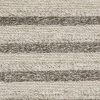 8' X 10' Grey White Hand Woven Knobby Stripes Indoor Area Rug