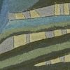 7' X 9'  Wool Grey Or  Blue Area Rug
