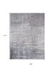 8' X 10' Slate Grey Hand Loomed Abstract Brushstroke Indoor Area Rug