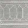 9' X 12' Grey Hand Tufted Geometric Indoor Area Rug