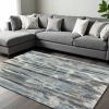 9' X 13'  Polypropylene Teal Area Rug