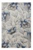 9' X 13' Blue and Gray Area Rug