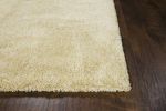 9' X 13' Yellow Hand Woven Area Rug