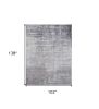 9' X 12' Gray Abstract Hand Loomed Area Rug