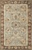 9' X 13' Grey Mocha Hand Tufted Traditional Floral Indoor Area Rug