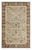 9' X 13' Grey Mocha Hand Tufted Traditional Floral Indoor Area Rug