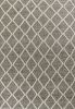 9' X 13' Wool Dark Grey Area Rug
