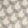 3' X 5' Ivory Or Grey Geometric Wool Area Rug