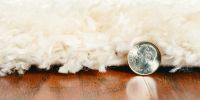 5' X 8' Ivory Grey Machine Woven Chain Link Indoor Area Rug
