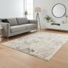 5' X 8' Ivory Or Grey Vintage Diamond Indoor Area Rug