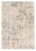 5' X 8' Ivory Or Grey Vintage Diamond Indoor Area Rug