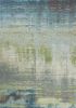 5' X 8' Blue Or Green Abstract Indoor Area Rug