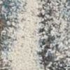 5' X 8' Teal Abstract Brushstrokes Indoor Area Rug