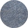 6' Round Indigo Or Ivory Heather Plain Indoor Area Rug