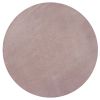 6' Rose Pink Round Indoor Shag Rug
