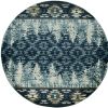 8' Slate Blue Round Area Rug