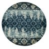 8' Slate Blue Round Area Rug