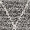 5' X 8' Grey Geometric Diamond Indoor Area Rug