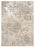 5' X 8' Sand Silver Geometric Maze Pattern Indoor Area Rug