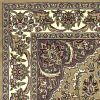 Beige And Ivory Octagon Medallion Area Rug