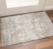 3' X 5' Beige Abstract Hand Loomed Area Rug