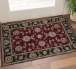 1' X 2' Red Or Black Medieval Inspired Area Rug